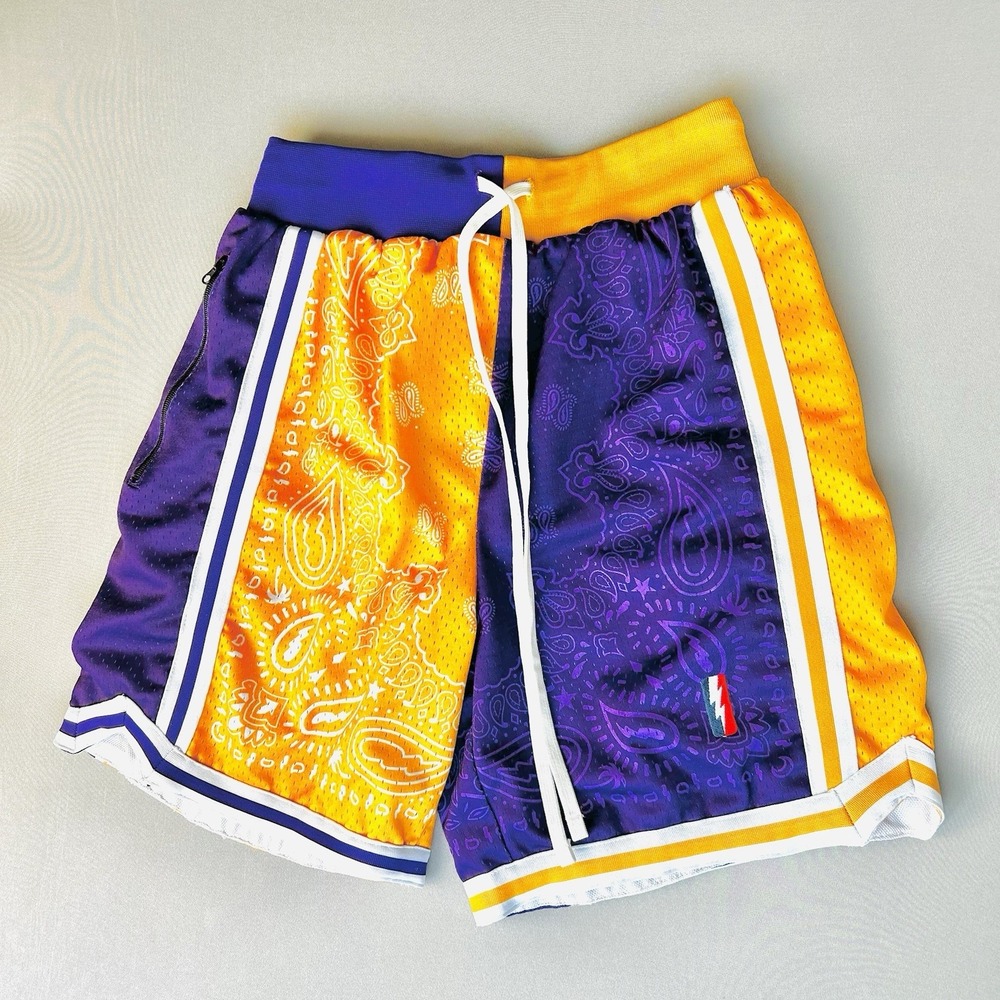 LA Lakers Collect + Select Men's M‎ Swingman What The Lakers Basketball Shorts